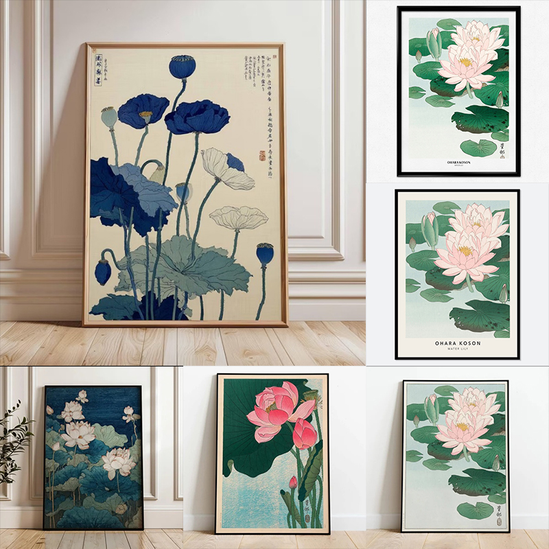 Vintage Fashion Wall Art - 1 stuk frameloze canvas schilderij Japanse