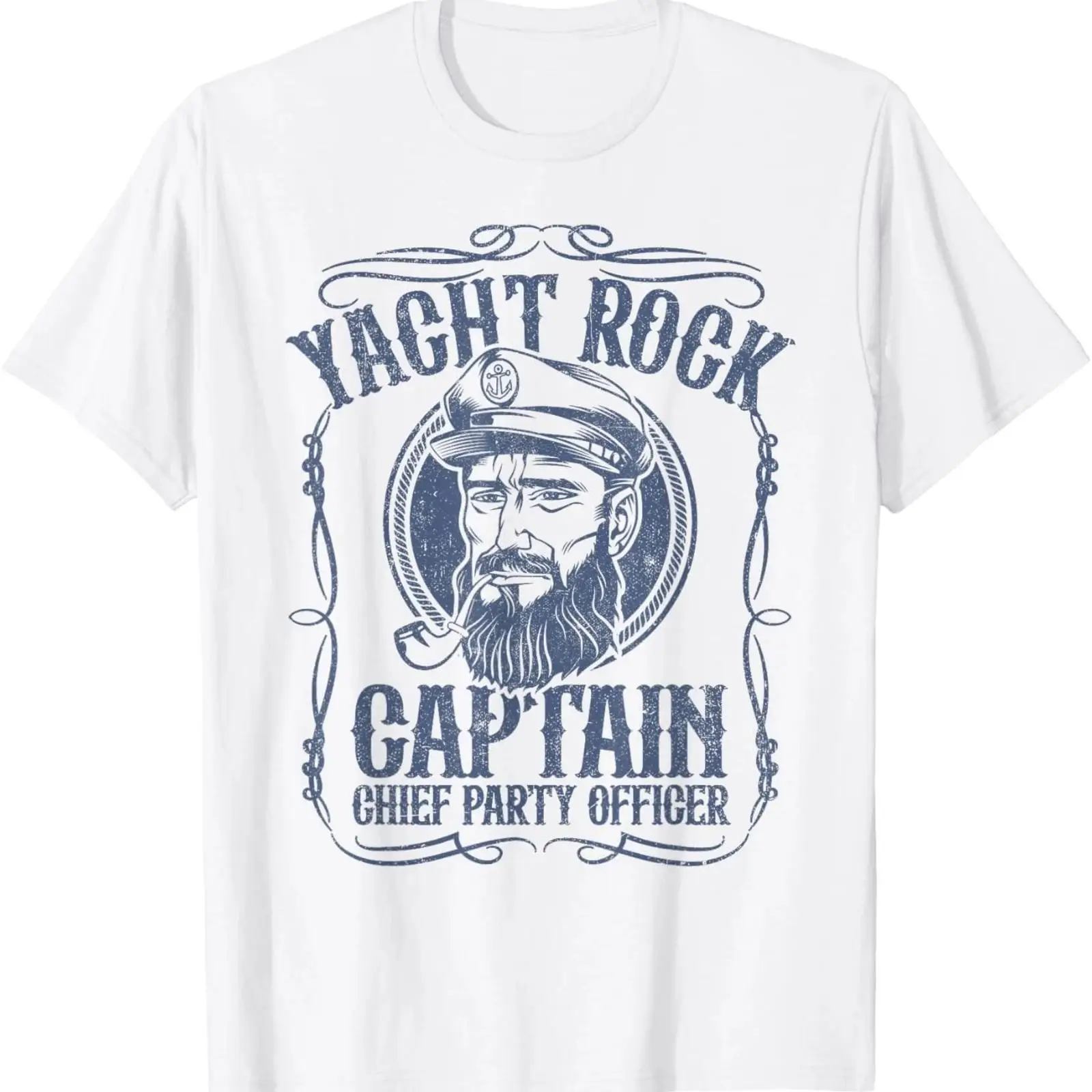 Vintage Yacht Fashion - Grappige Yacht Rock Captain Pontoon Boat