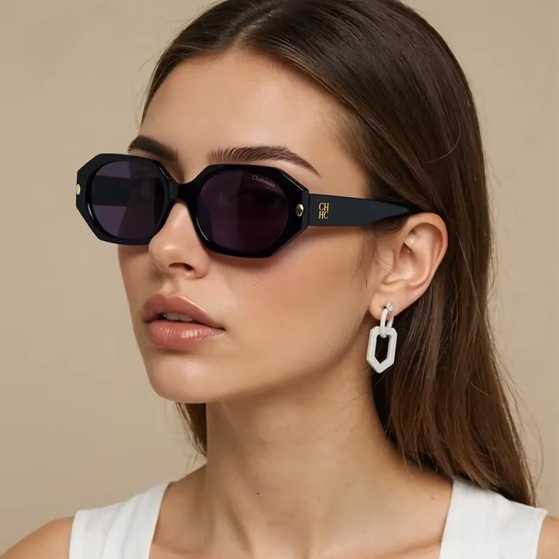 Vintage Fashion Images - CH Retro Cat Eye-zonnebril Moderne gradiëntlens