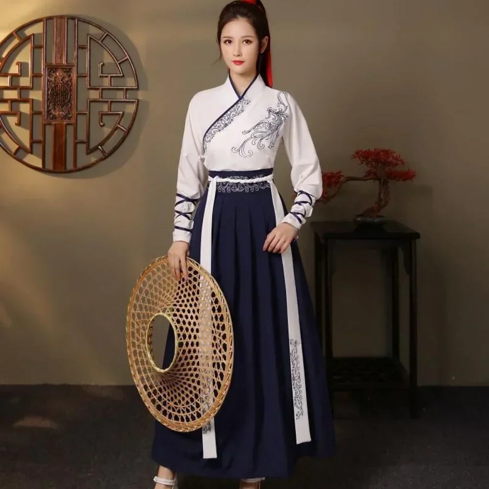 Vintage Fashion Pieces - Moderne Hanfu Dames Toprok 2-delige set