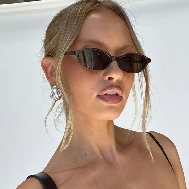 Vintage Fashion Glasses - Retro ovale zonnebril mode dames trendy