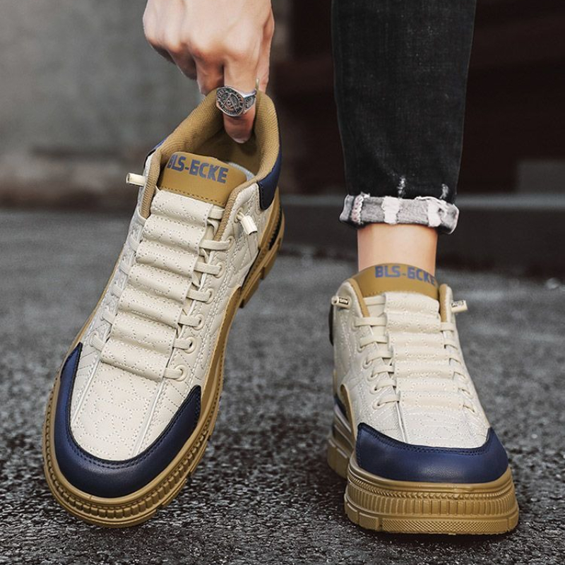 Vintage Fashion Designer - Instapper Platform Herenlaarzen Lente Herfst Aanbieding