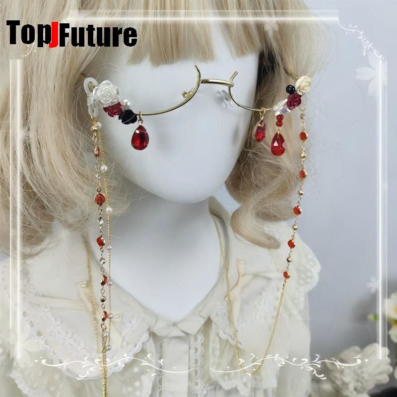 Vintage Fashion Glasses - Vrouwen Harajuku Subcultuur Lolita meisje Handgemaakte
