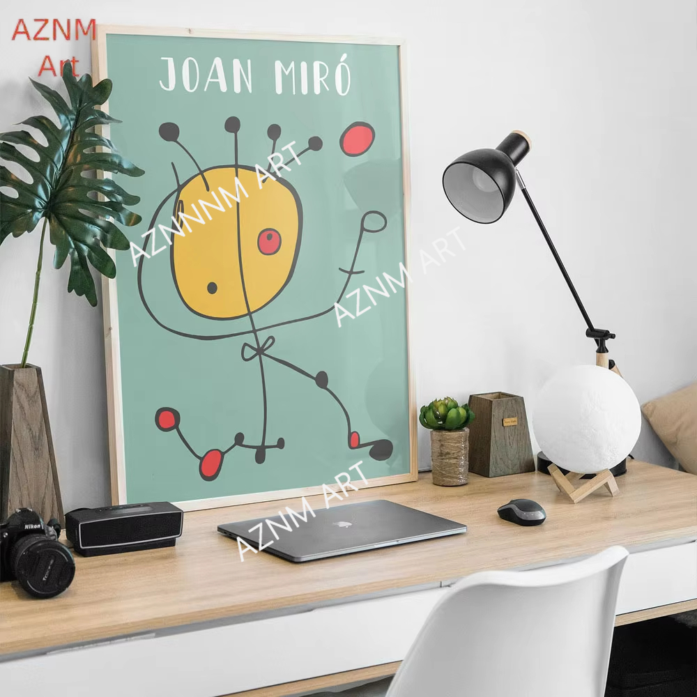 Joan Miro abstracte kunst vint - Vintage Fashion Wall Art recensie en prijs