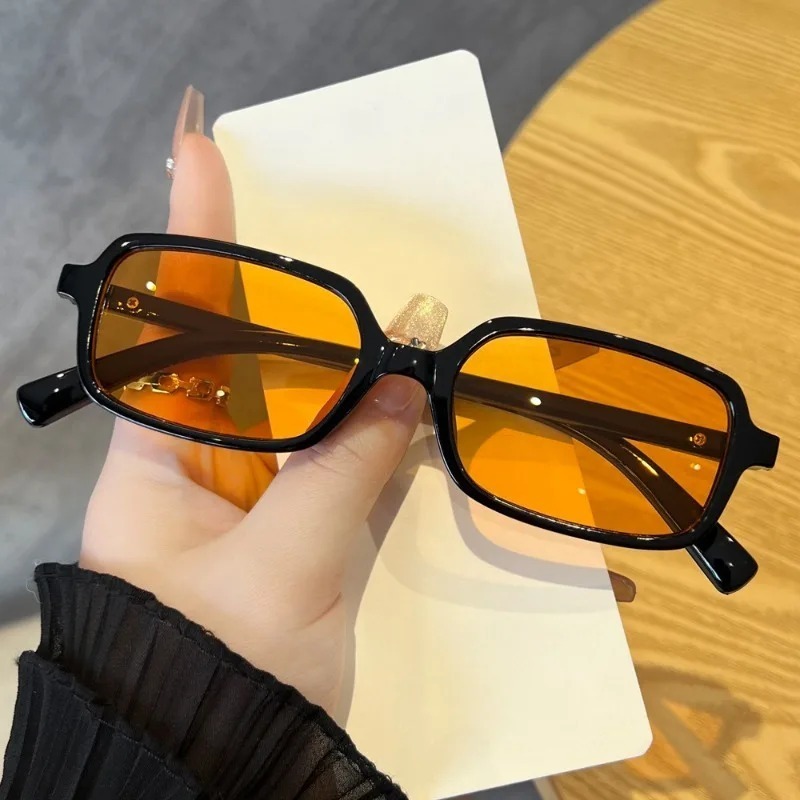 Luxe rechthoekige zonnebril da - Vintage Fashion Images recensie en prijs