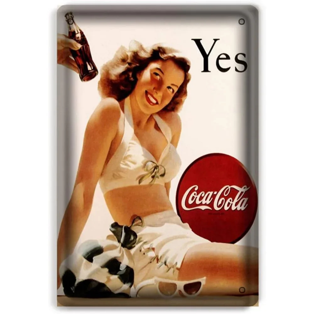 Vintage metalen bord met 'Nost - Vintage Fashion Photos recensie en prijs