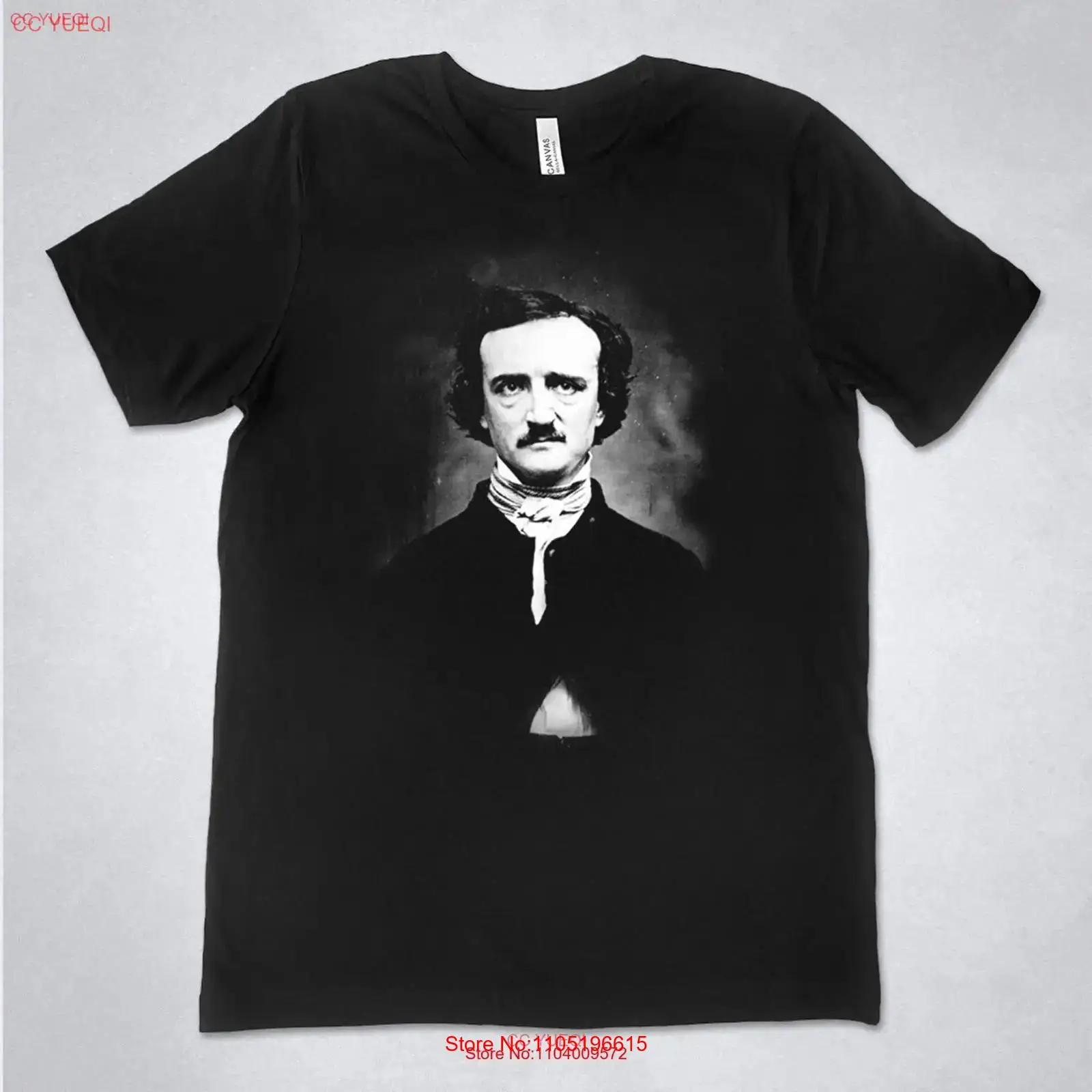 Edgar Allan Poe shirt portretf - Vintage Fashion Photos recensie en prijs
