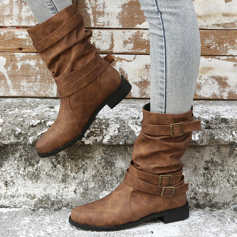 Dames Enkele Laarzen Nieuwe Vi - Vintage Fashion Rome recensie en prijs