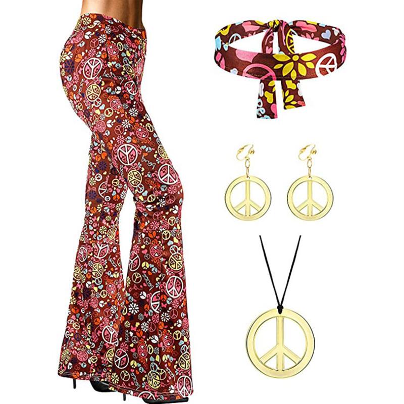 Bohemian print wijde broek Hal - Wide Leg Trouser 70S recensie en prijs