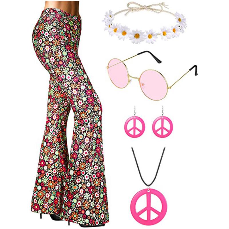 Bohemian print wijde broek Hal - Wide Leg Trouser 70S recensie en prijs