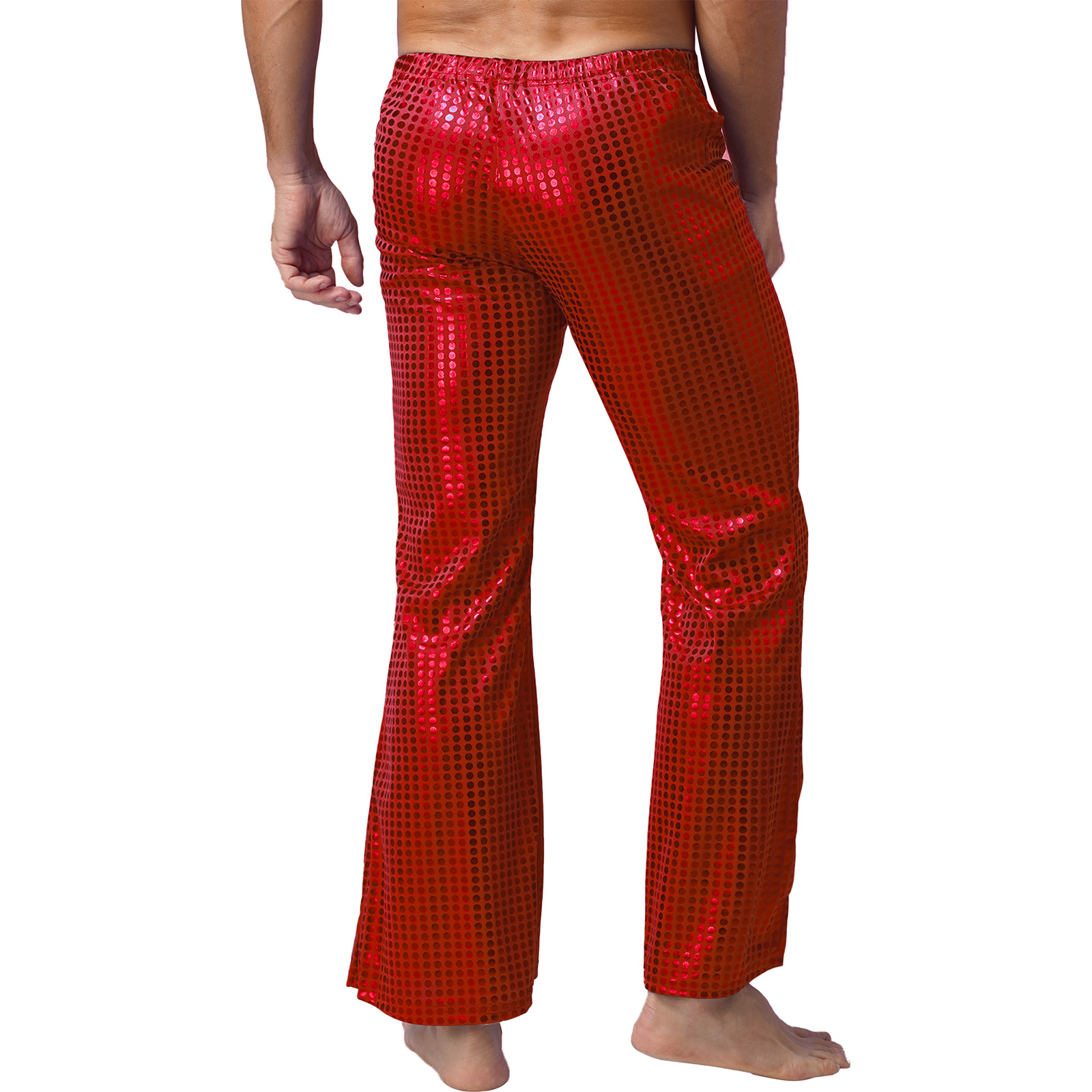 Heren Jaren 70 Glanzende Paill - Wide Leg Trouser 70S recensie en prijs