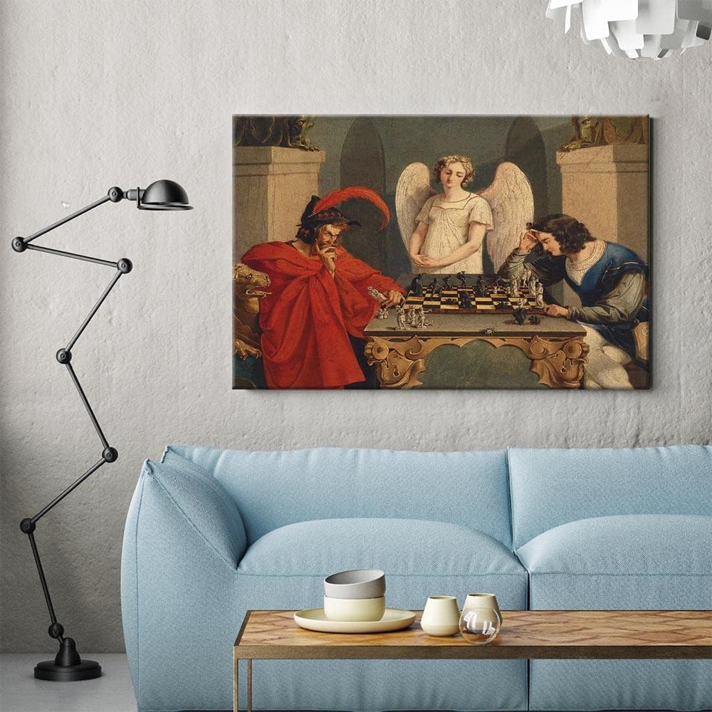 IUHYVMSM Vintage Faust en Meph - Vintage Fashion Wall Art recensie en prijs