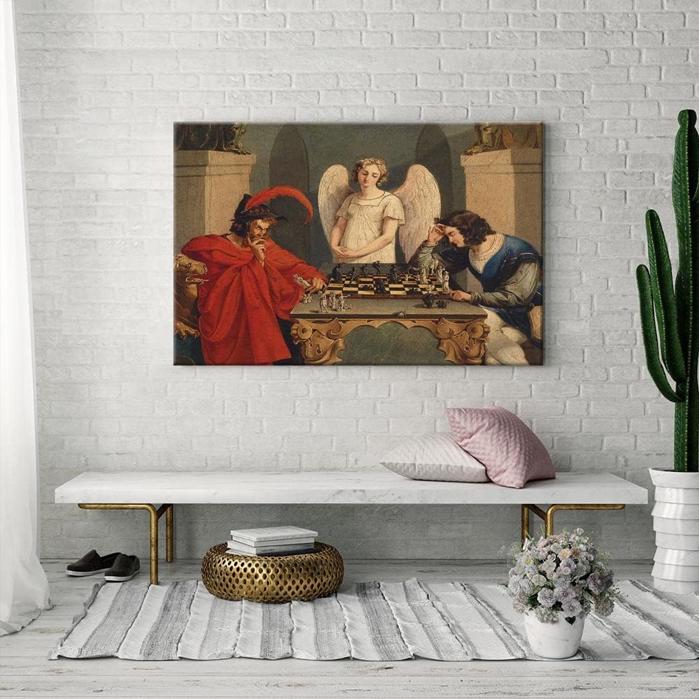 IUHYVMSM Vintage Faust en Meph - Vintage Fashion Wall Art recensie en prijs