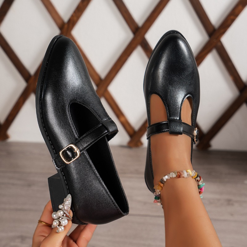 2025 Lente T-Strap Dikke Hakke - Vintage Fashion Rome recensie en prijs
