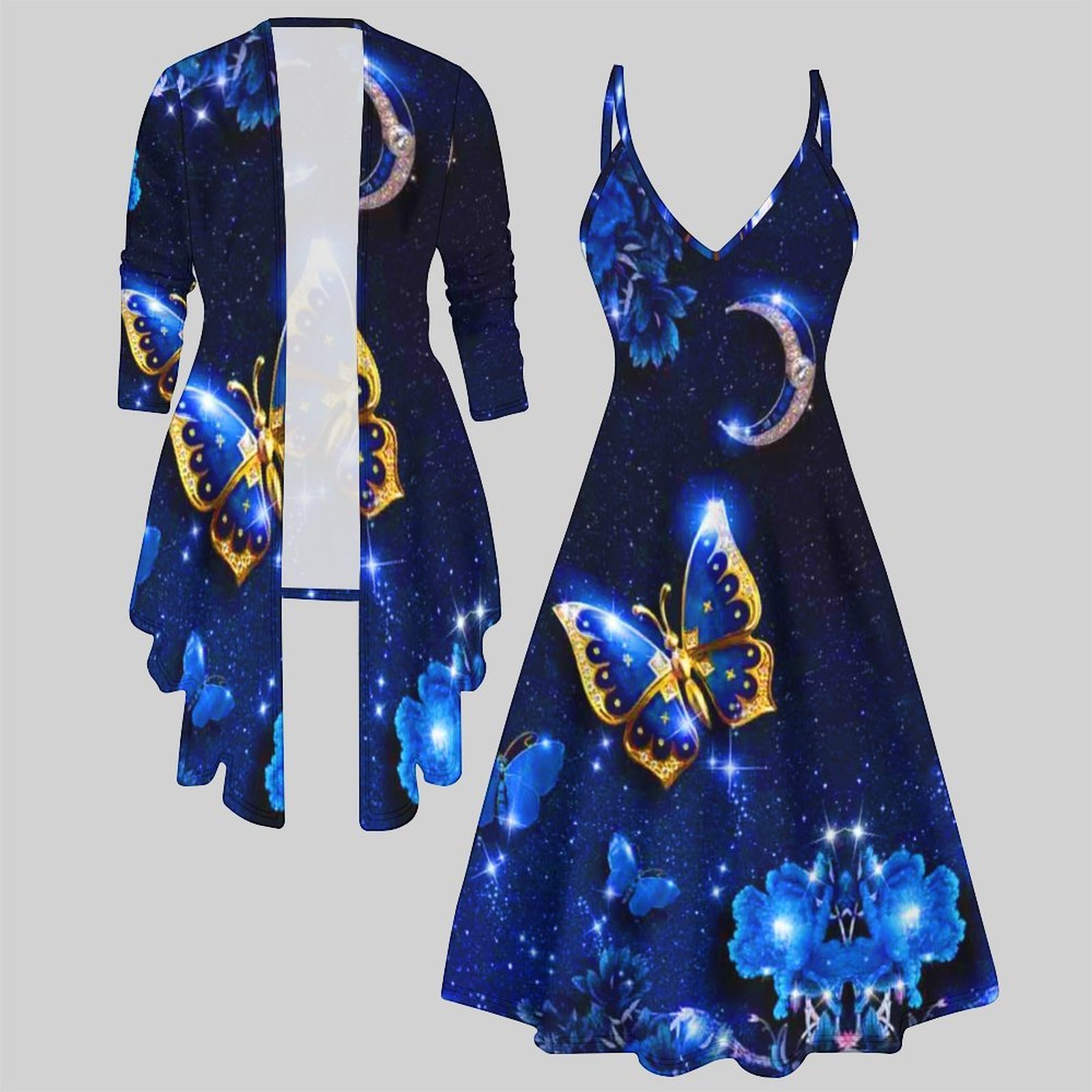 Vintage print tweedelige bijpa - Vintage Fashion Pieces recensie en prijs