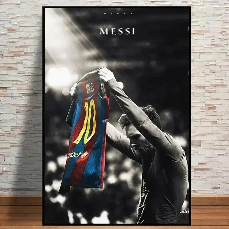 Lionel Messi Football Star Cla - Vintage Fashion Wall Art recensie en prijs