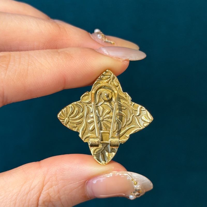Vintage kleurrijke strass klav - Vintage Fashion Jewelry Brands recensie en prijs