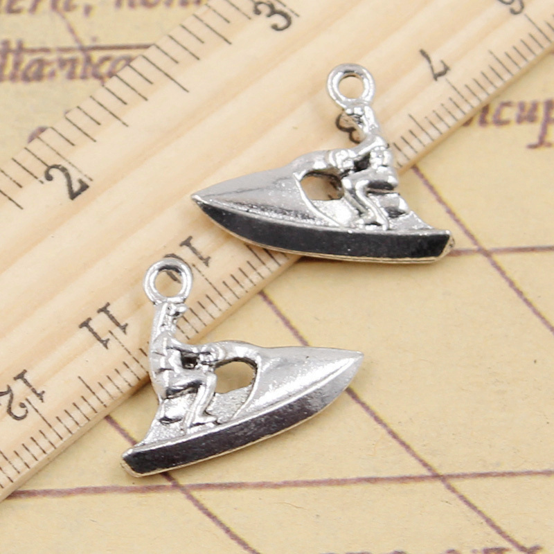 10 Pcs Charms Motorboot Jacht  - Vintage Yacht Fashion recensie en prijs