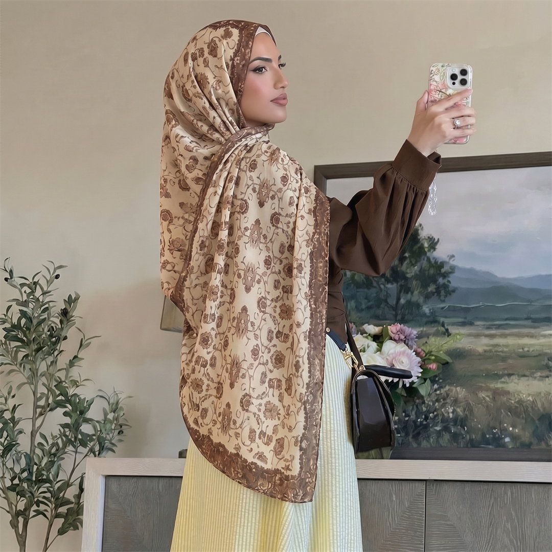 Vintage bloemenprint hijab zac - Vintage Outdoor Fashion recensie en prijs