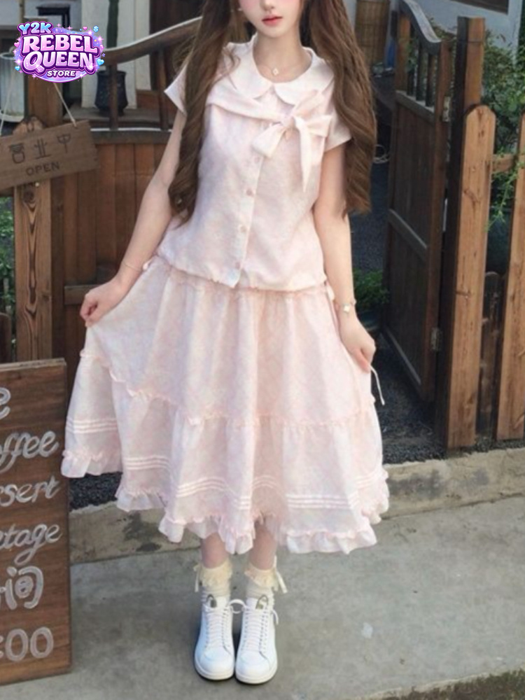 Japanse vintage zoete strik Pe - Vintage Fashion Pieces recensie en prijs